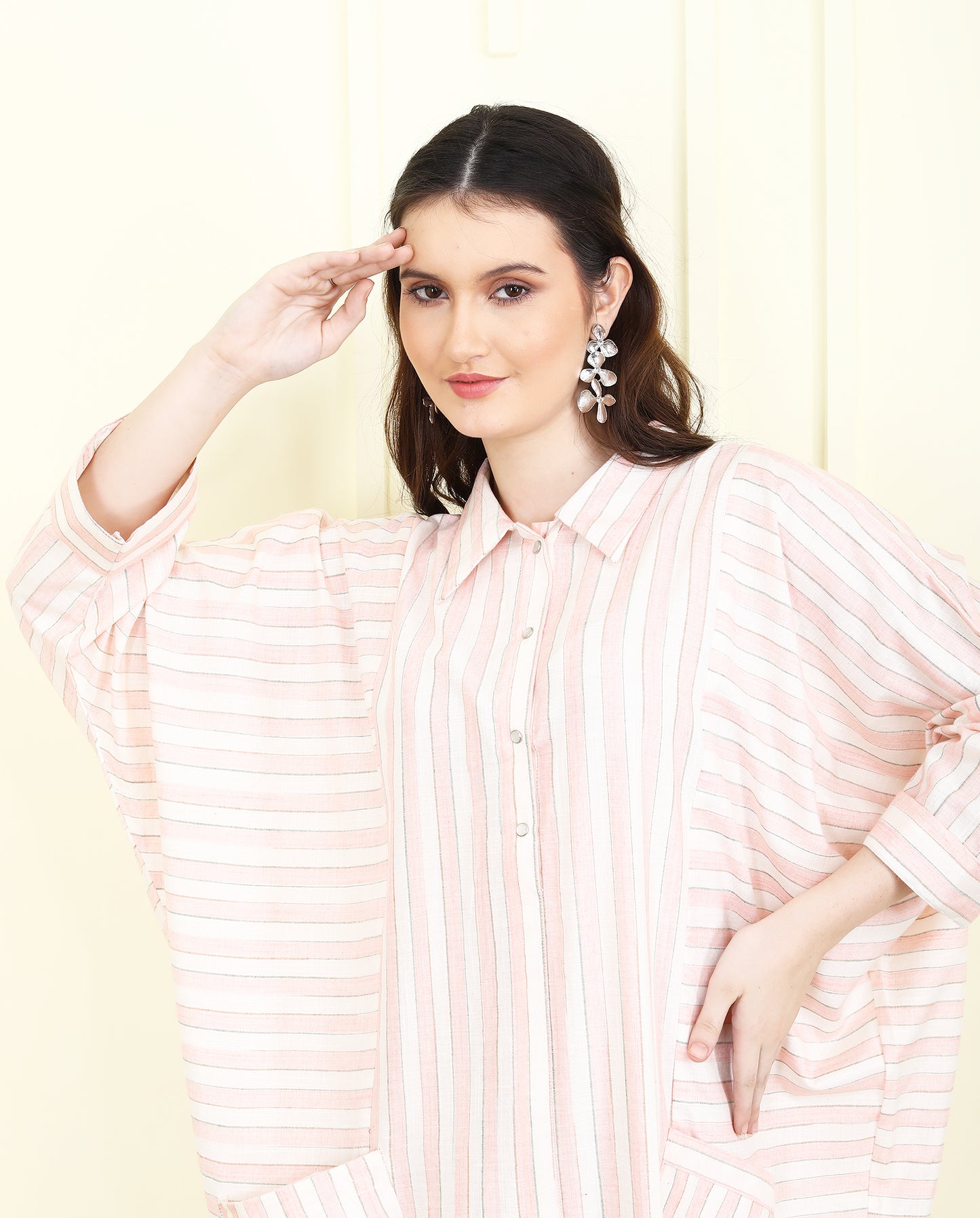 Candy Stripe Pink Balloon Dress UCD25020