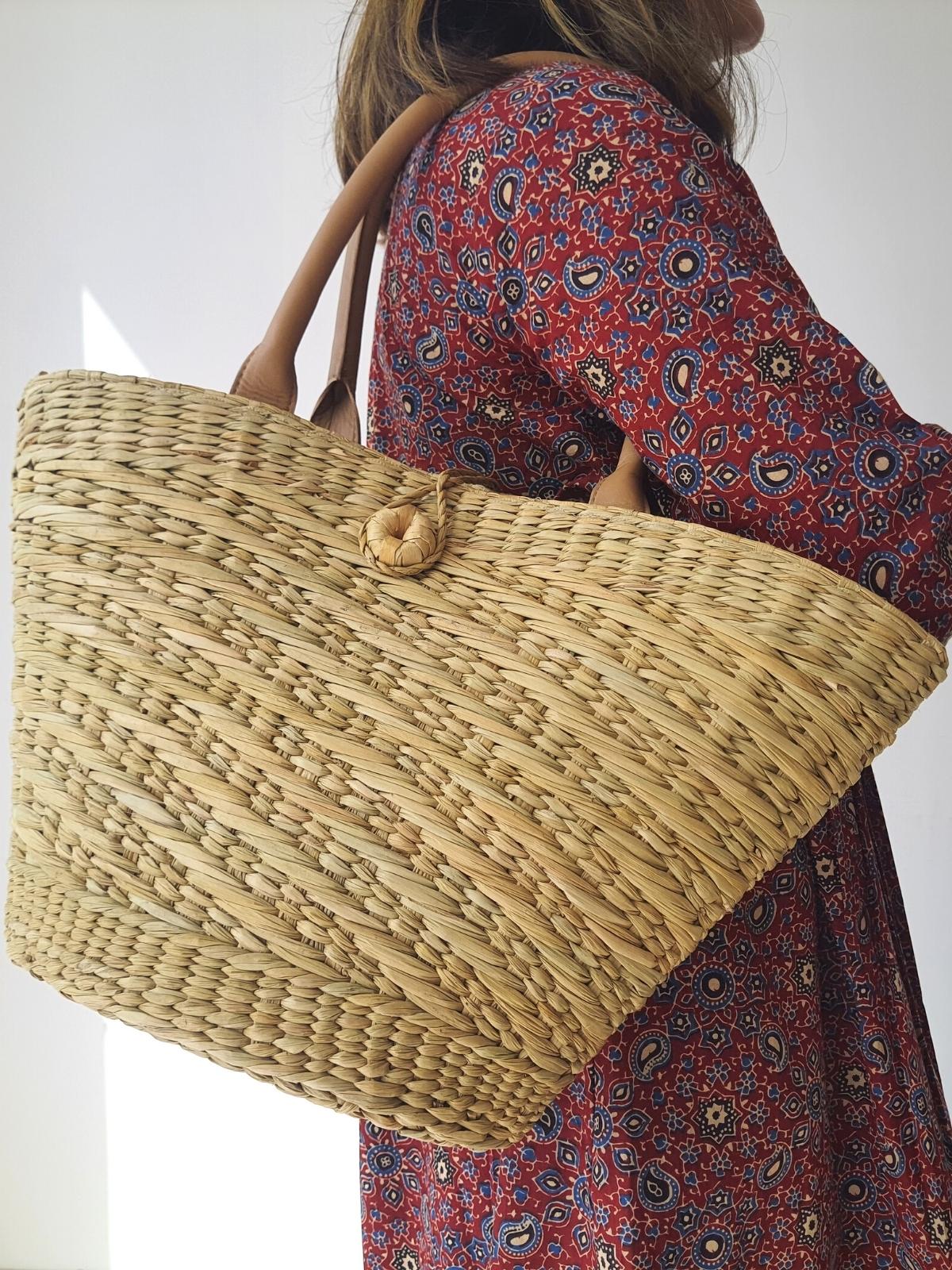 Handmade Grass Shopping Bag