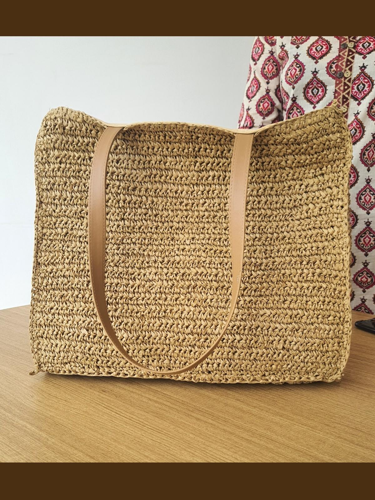 grass beach bag