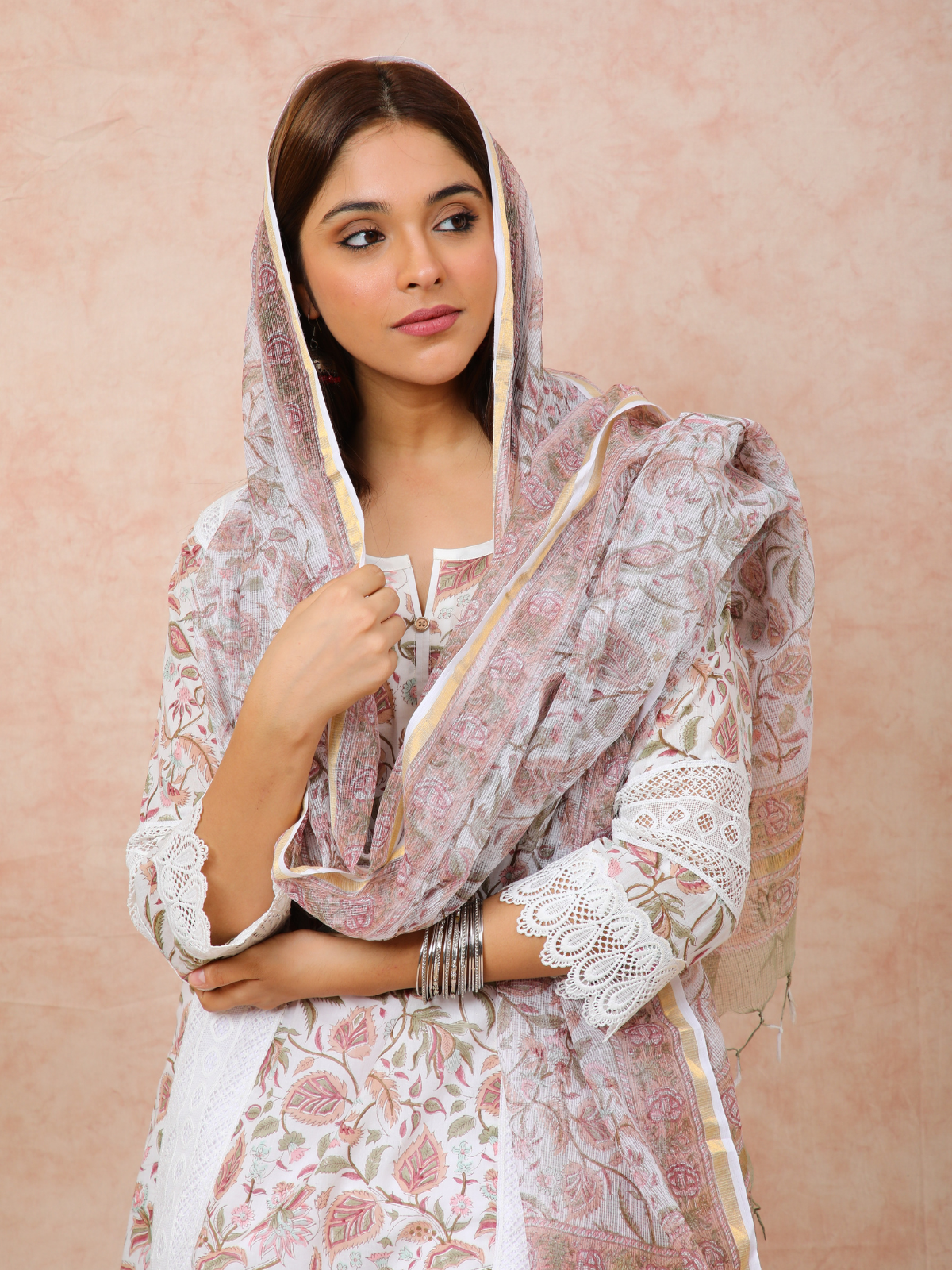 Sahiba Mulmul Kurta Set UCK22114