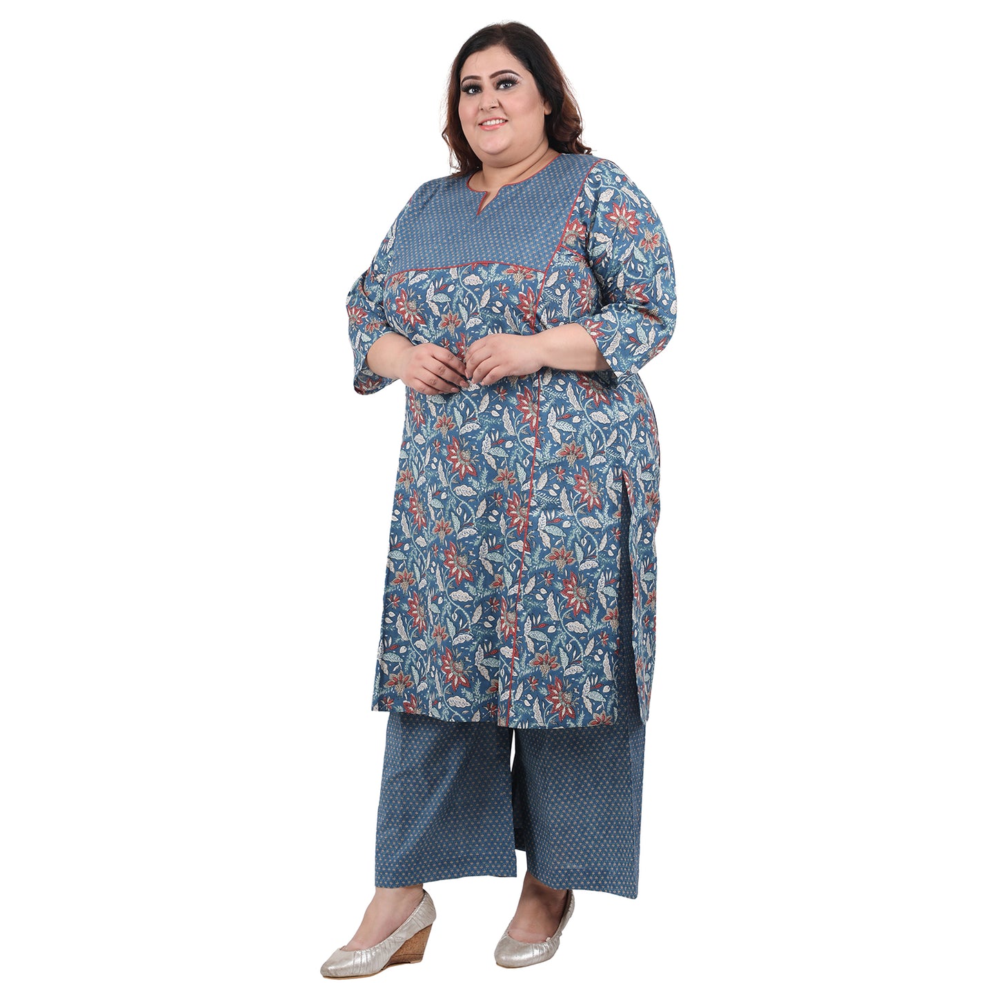 Adab Style Blue Kurta UCK22039