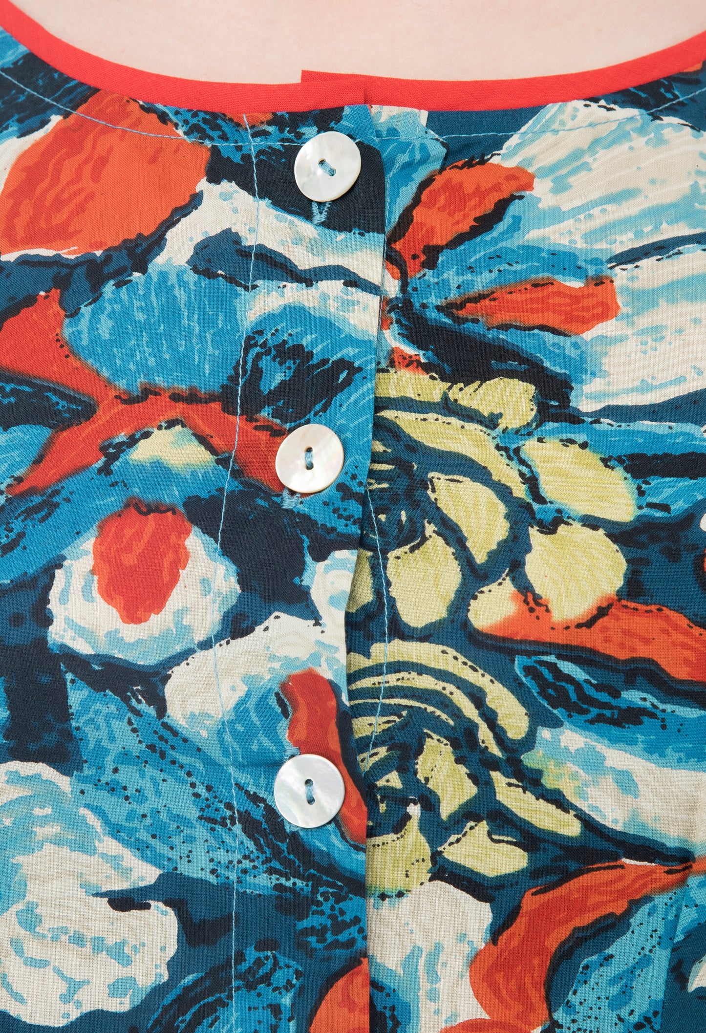 Mosaic Print Knee Length Dress UD 6013