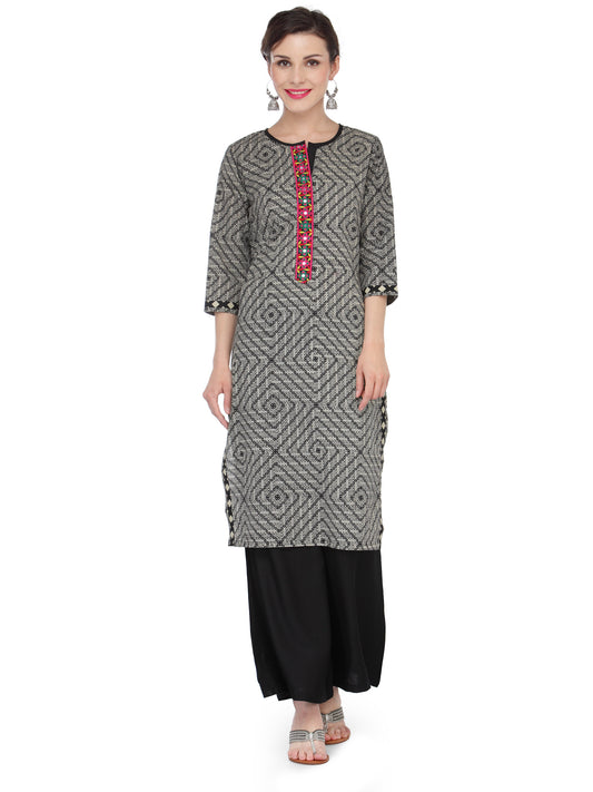 Eclectic print cotton Casual Women’s Kurti JP1113