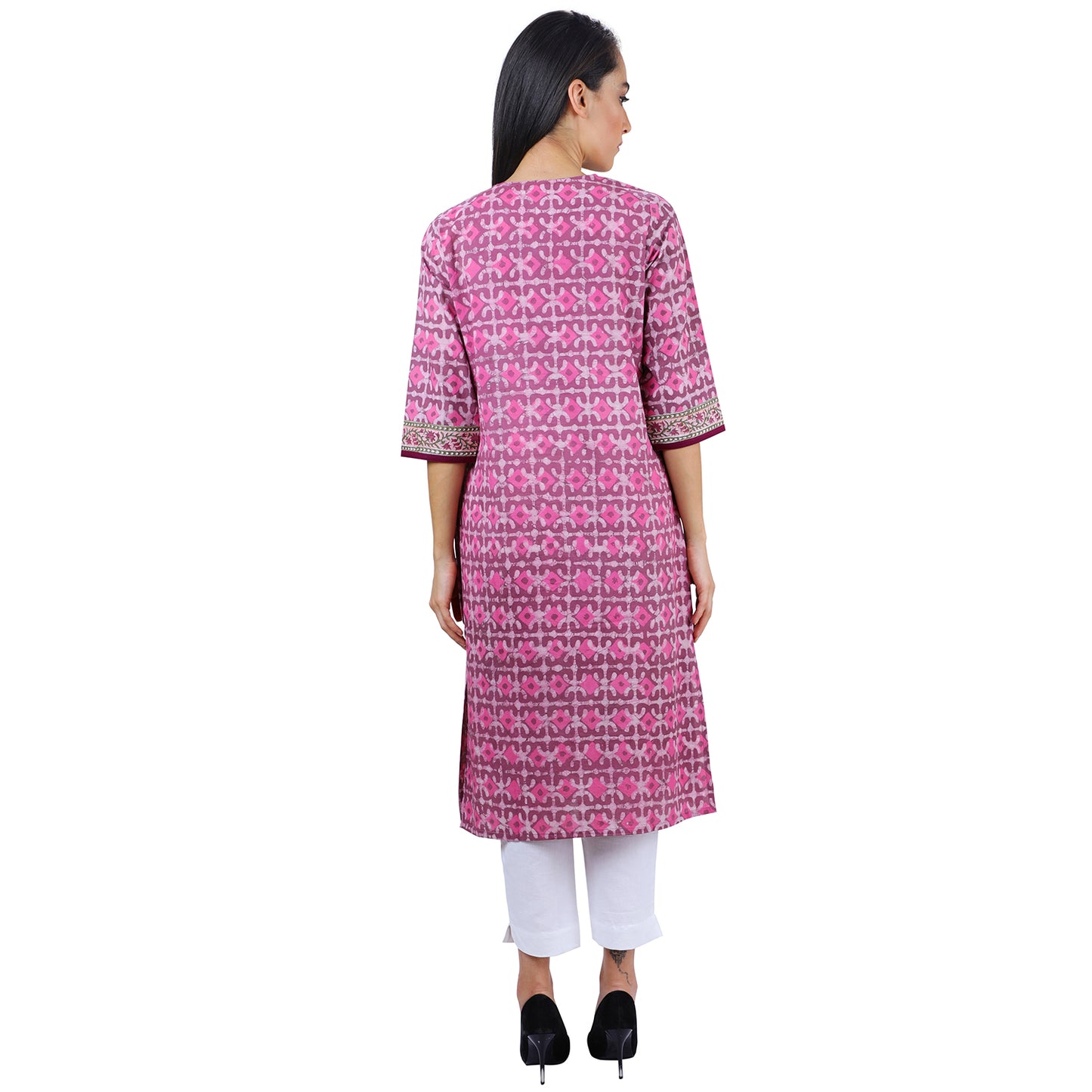 Daabu Print Block Printed Kurti UCK22022