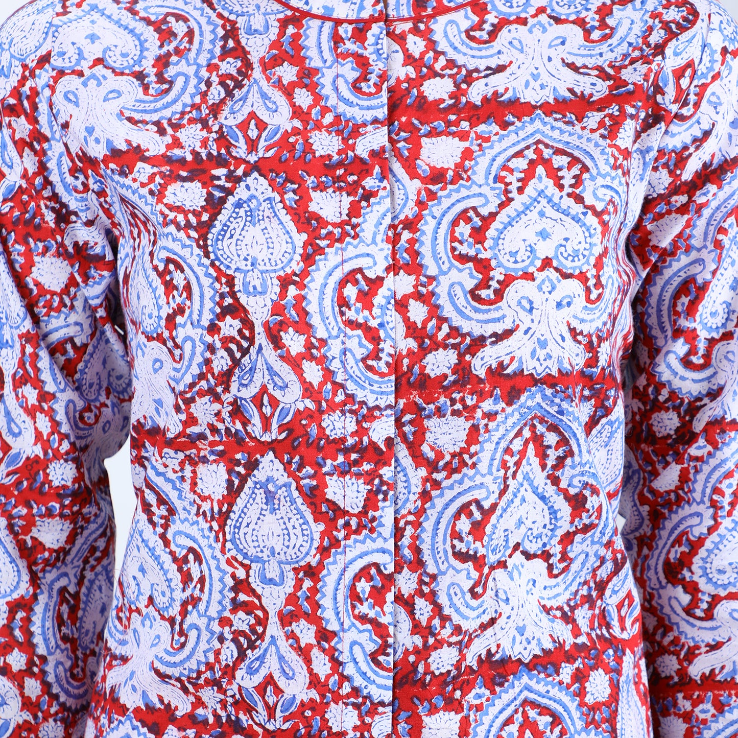 Persian Motif Bandhgala Work Wear Kurti UCKL22029