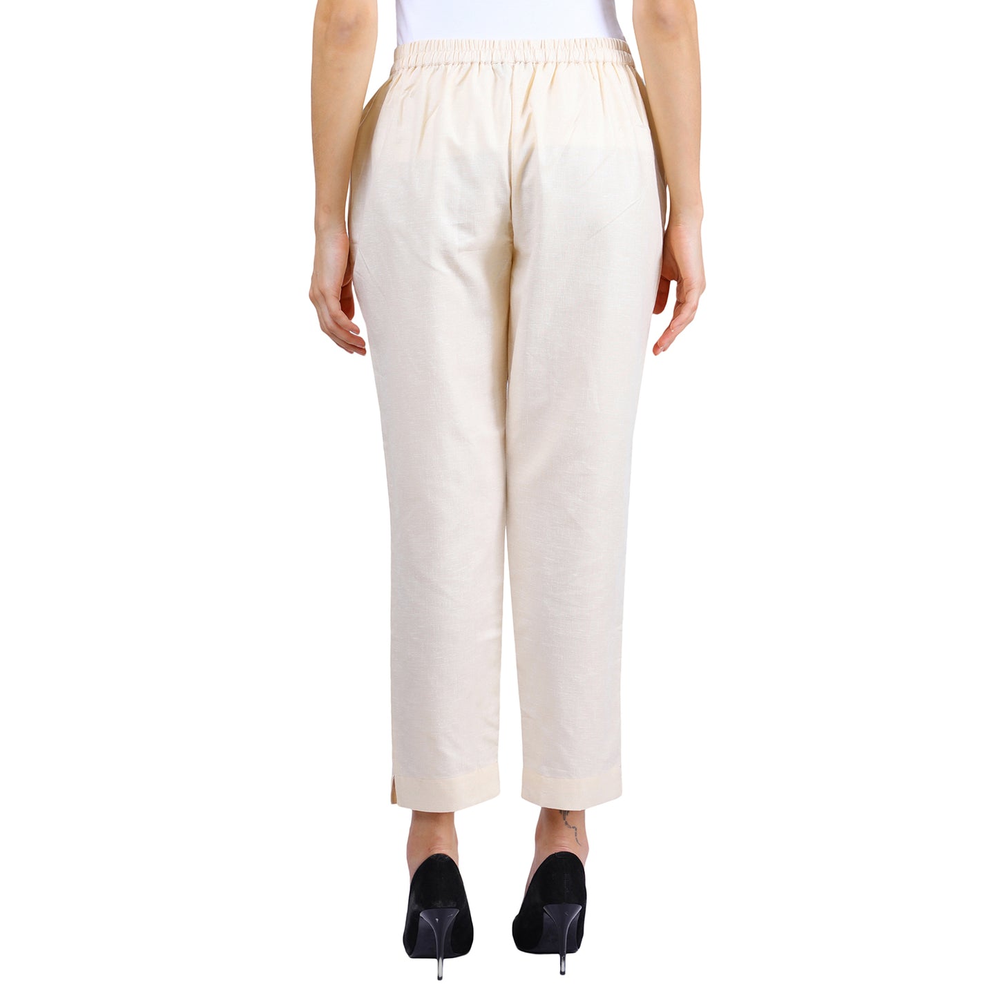 Light Pink Cotton Linen Trouser UP7025