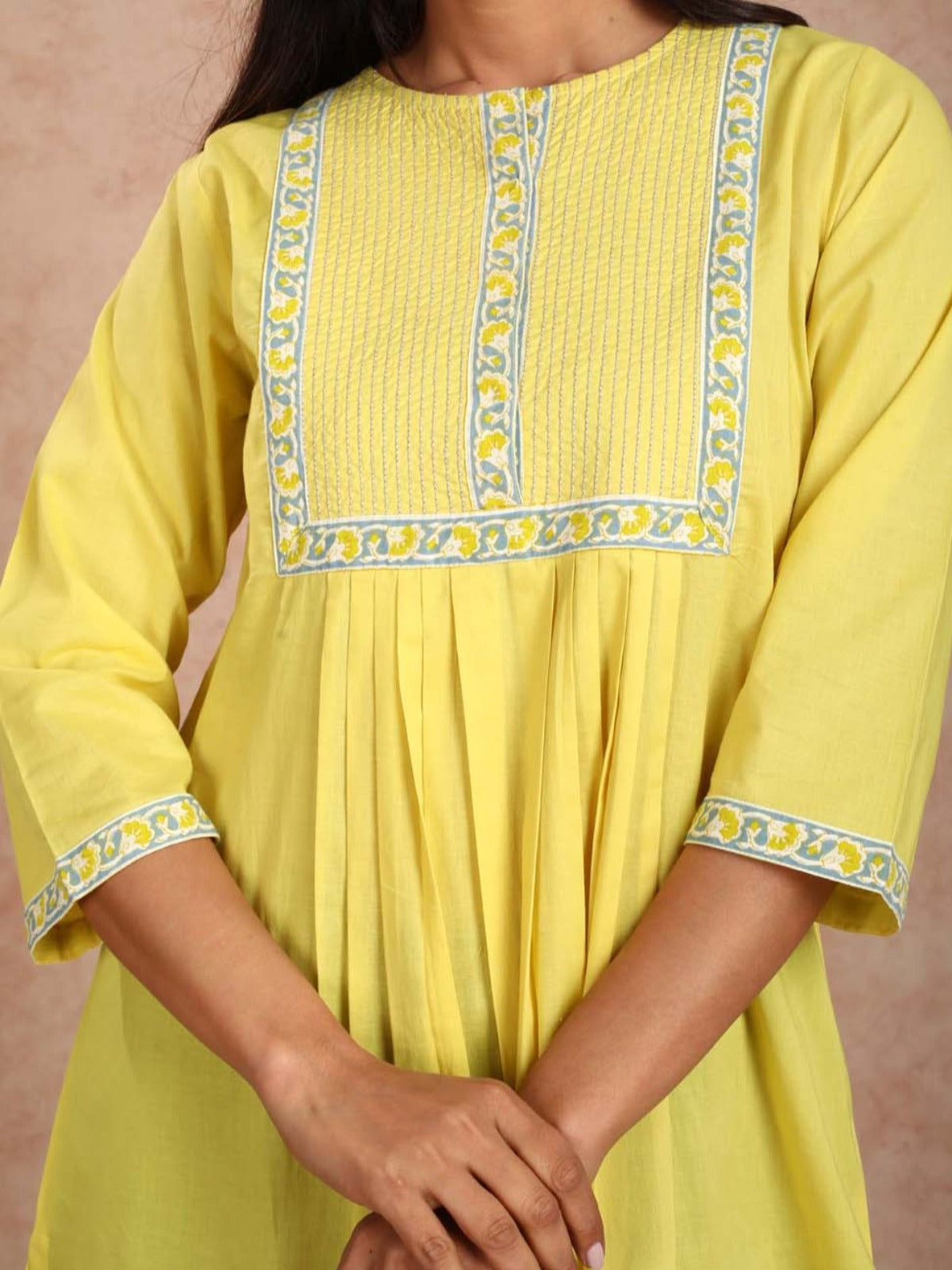 Cellery Tunic (Lime Yellow)