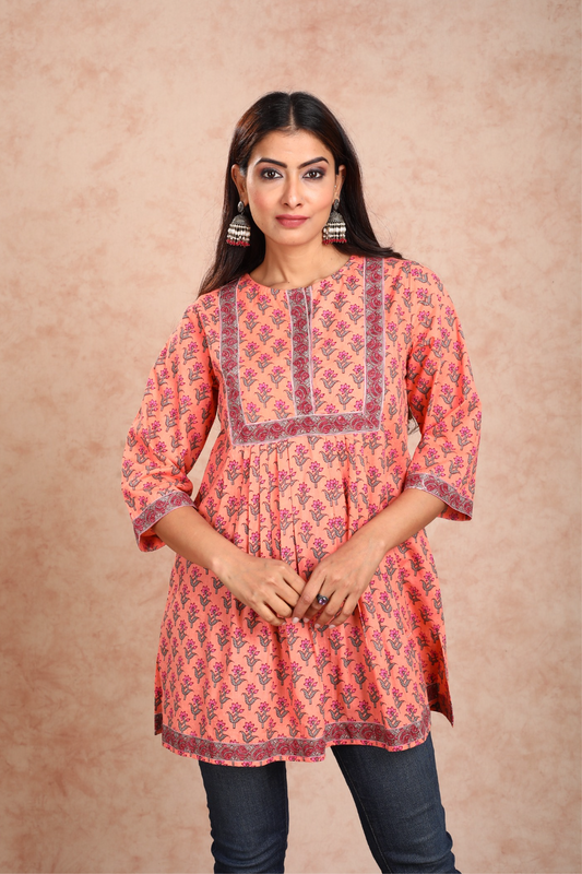 navi-nari-peach-printed-tunic