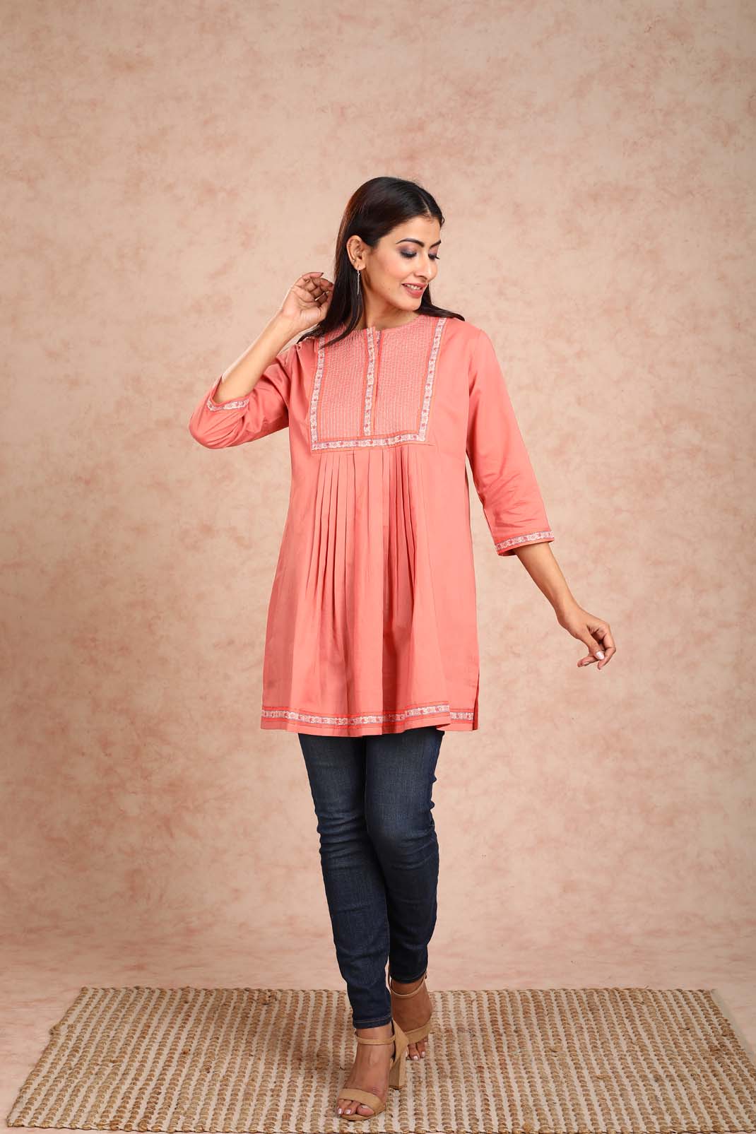 Terracotta Tunic Peach