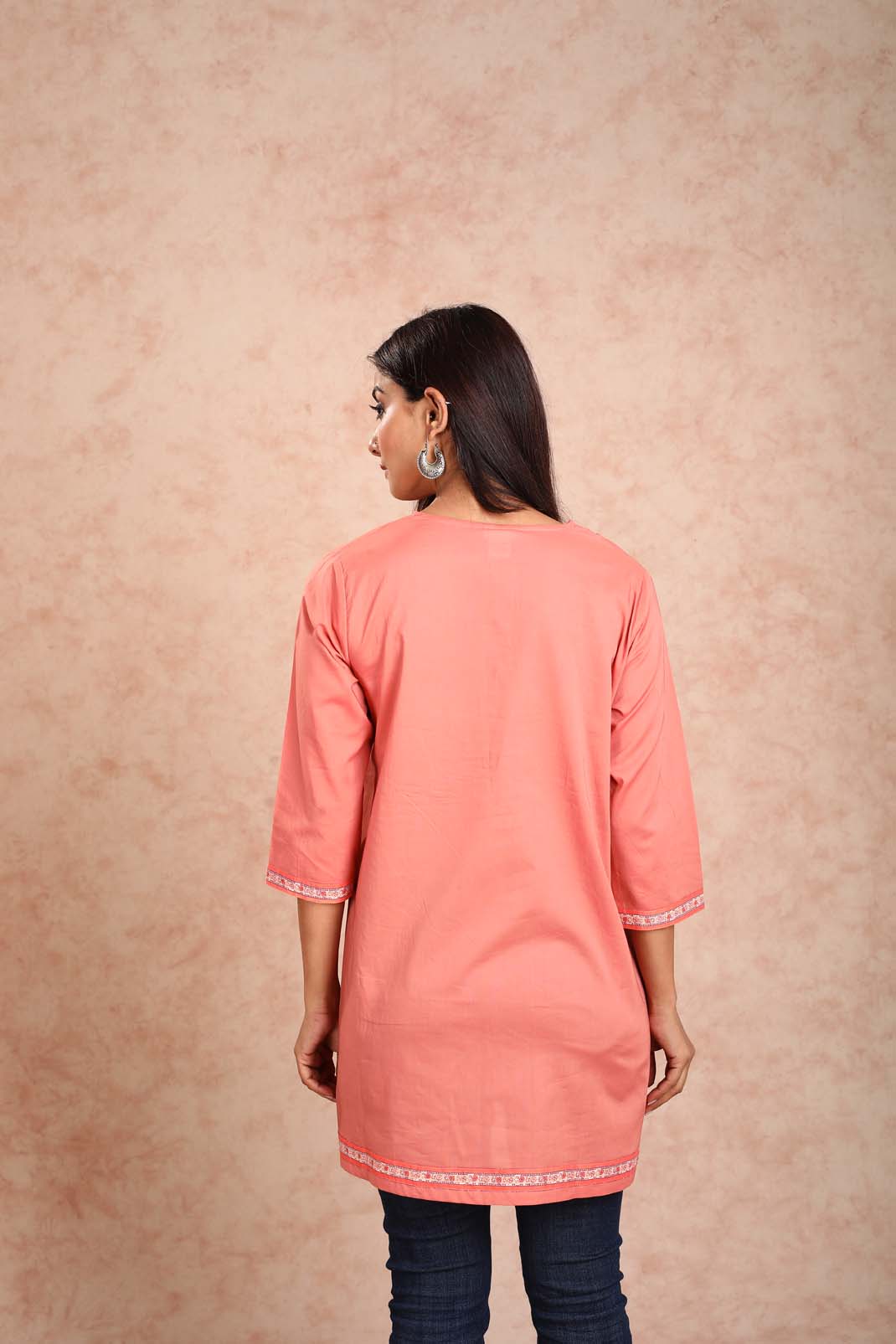 Terracotta Tunic Peach Back