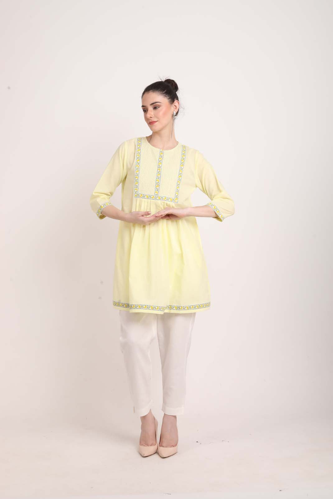 Buy Latest Collection of Kurtis & Tops Ethnic Indian wear and Kurtis & Tops  only at Biba India