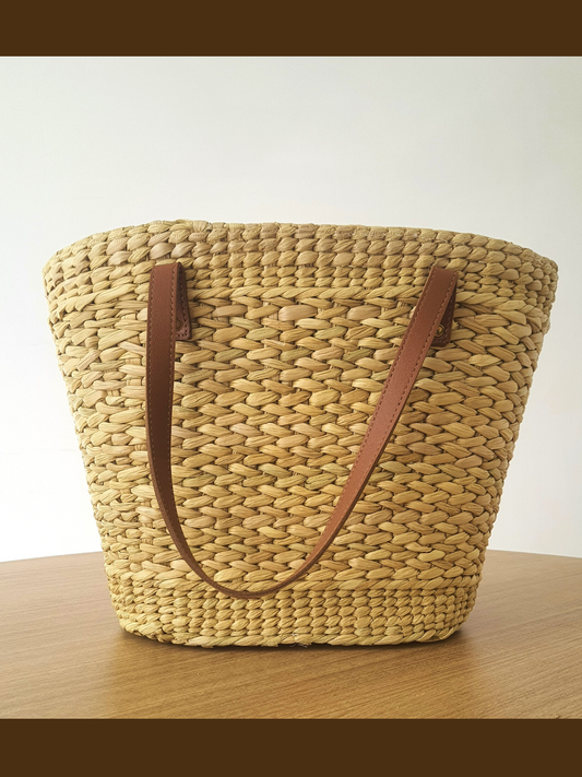 Natural Grass Shopper Bag