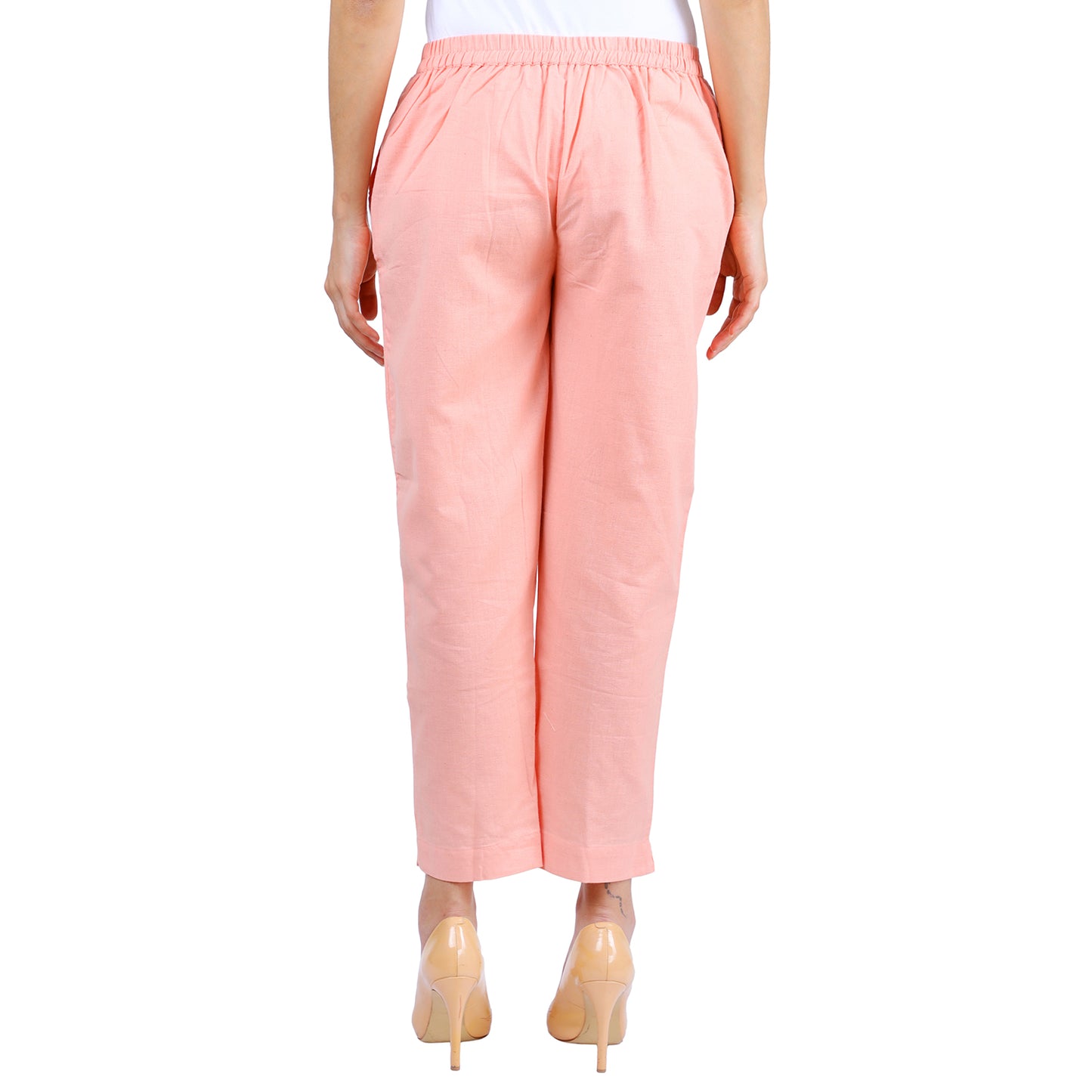 Pink Cotton Linen Trouser UP7020